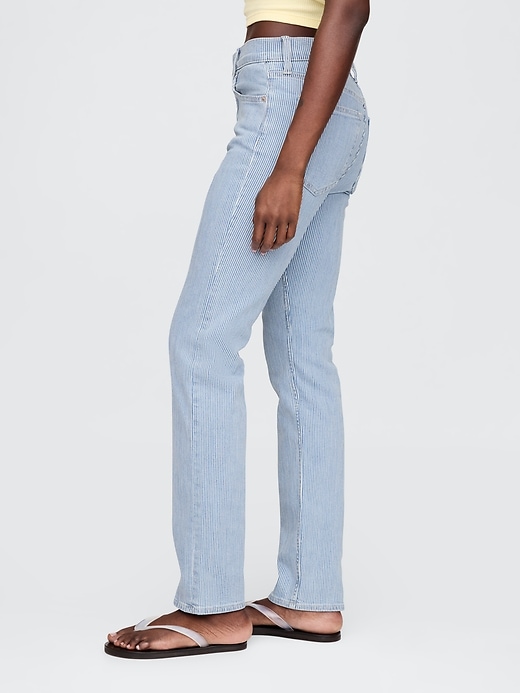 high rise 90s slim straight jeans