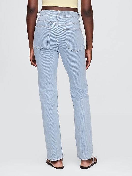 high rise 90s slim straight jeans