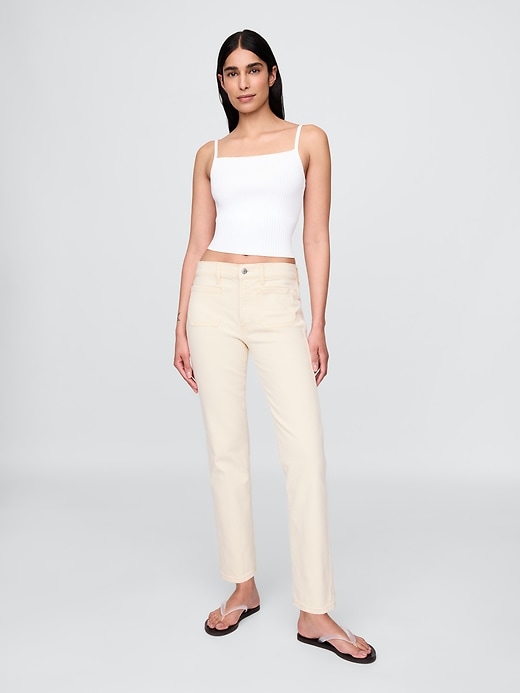 high rise 90s slim straight jeans