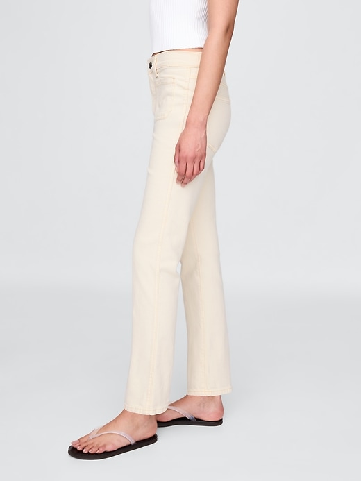 high rise 90s slim straight jeans