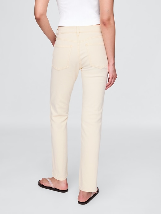 high rise 90s slim straight jeans