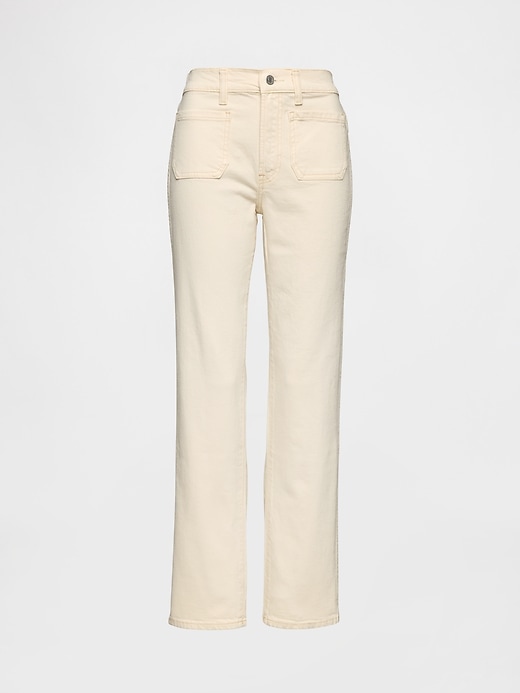 high rise 90s slim straight jeans