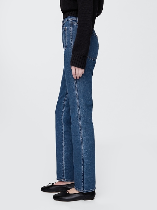 high rise 90s slim straight jeans