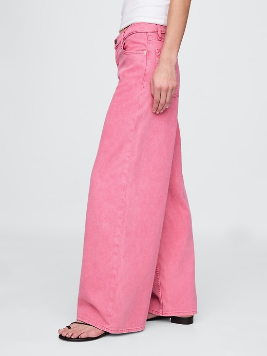 ultrasoft baggy jeans mit mittelhohem bund