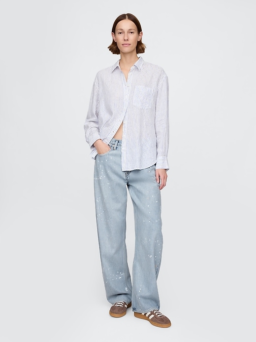 high rise ultrasoft barrel jeans