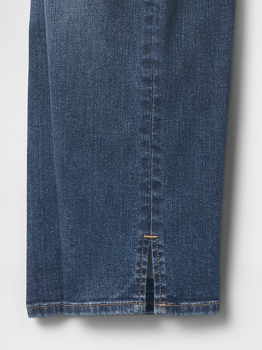 high rise capri jeans