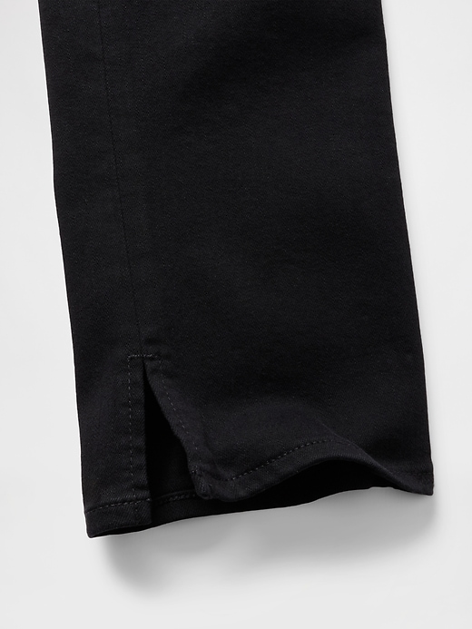 high rise cropped capri jeans