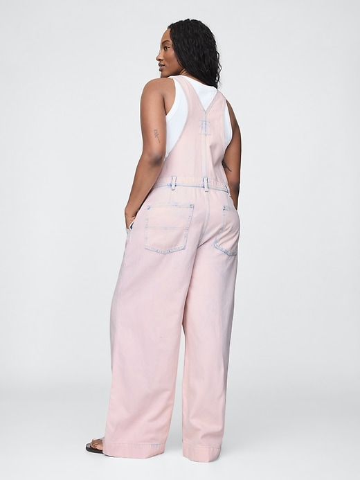 ultraweiche weite latzhose aus denim