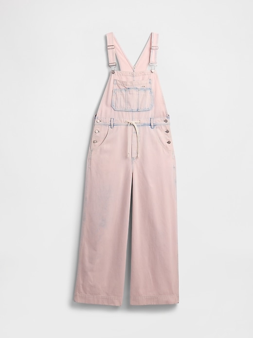 ultraweiche weite latzhose aus denim