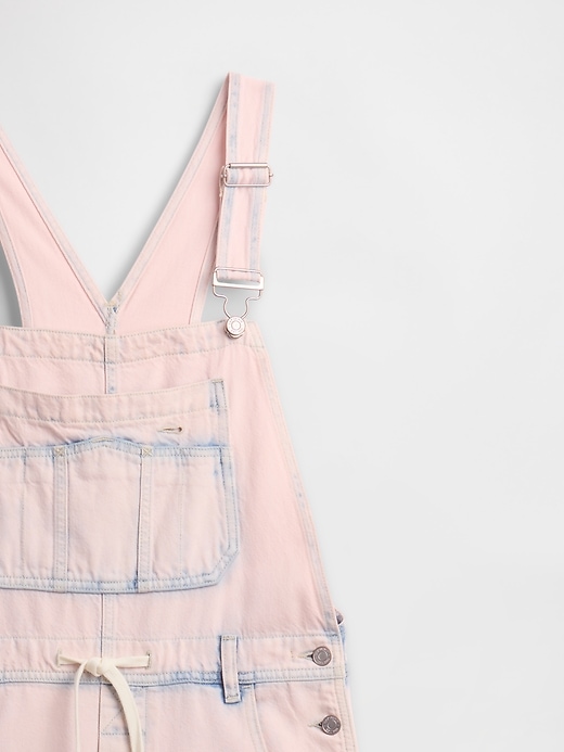 ultraweiche weite latzhose aus denim