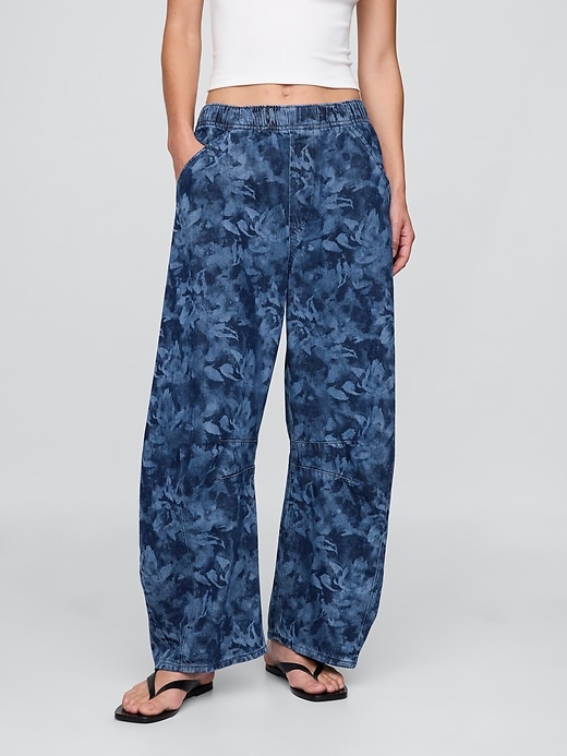 ultrasoft easy horseshoe jeans mit mittelhohem bund