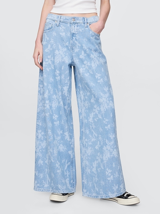 ultrasoft baggy jeans mit mittelhohem bund