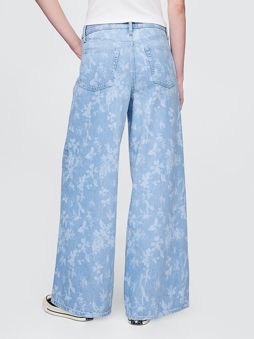 ultrasoft baggy jeans mit mittelhohem bund