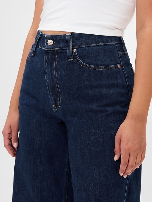 curvy high rise barrel jeans