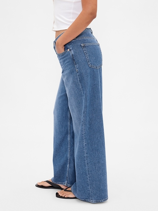 curvy mid rise ultrasoft baggy jeans