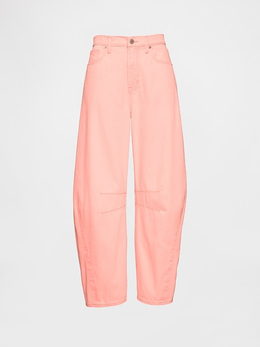 high rise horseshoe jeans