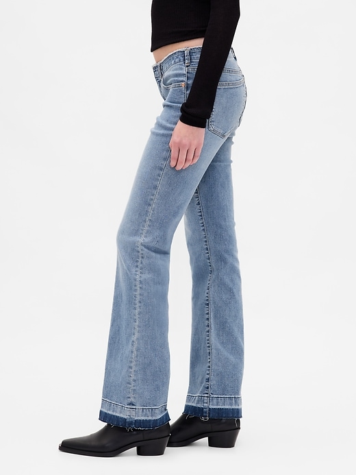 hüftjeans lang und schmal geschnitten