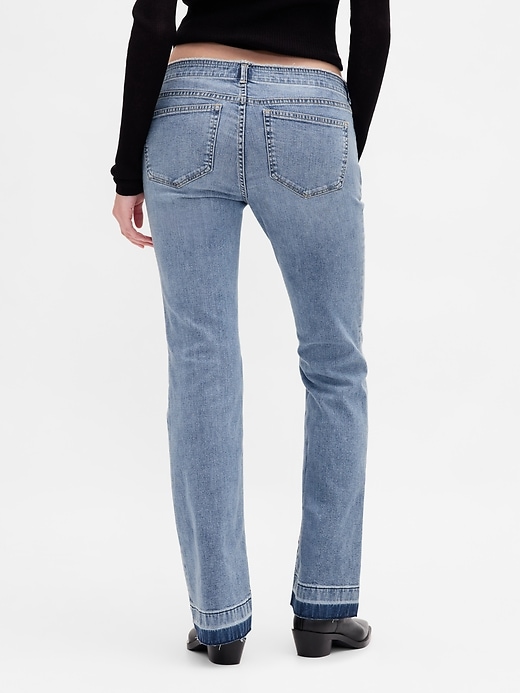 hüftjeans lang und schmal geschnitten