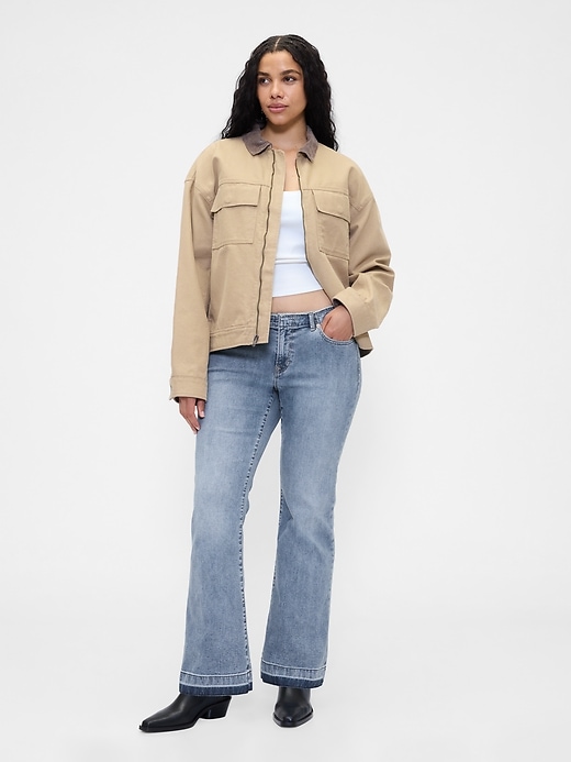 hüftjeans lang und schmal geschnitten