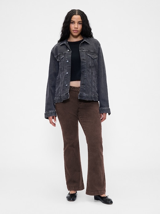 hüftjeans lang und schmal geschnitten