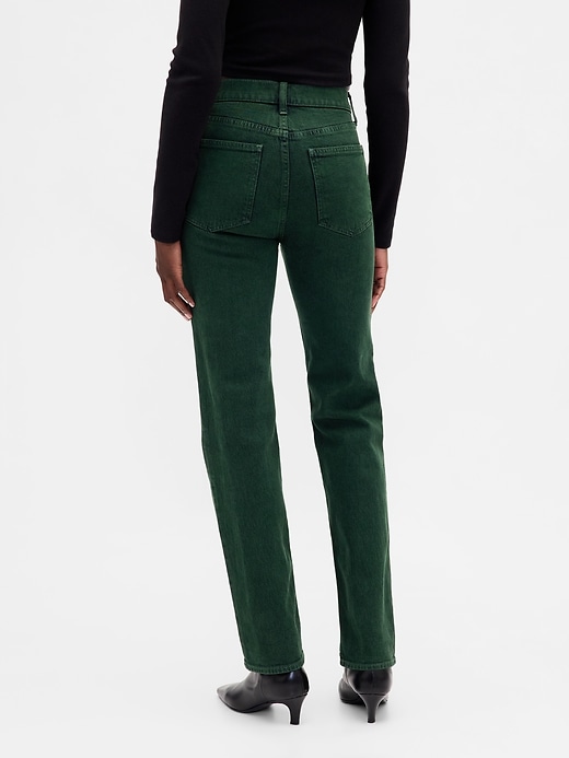 high rise 90s slim straight jeans