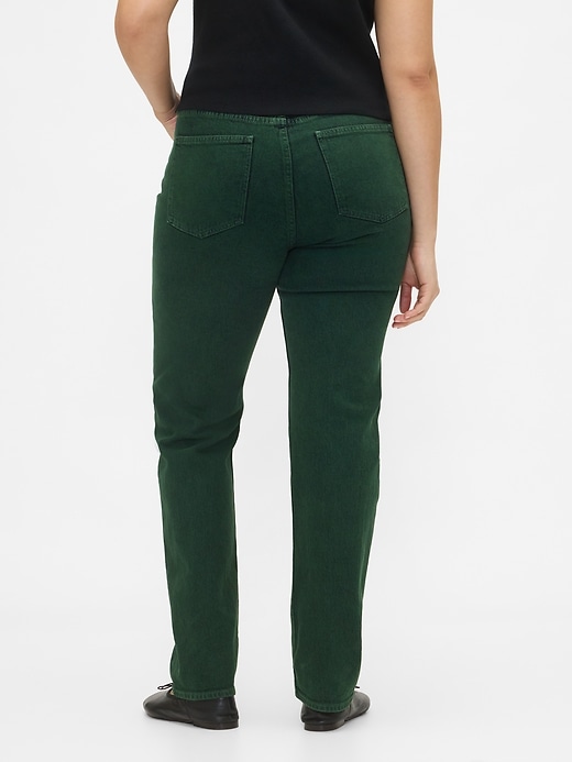 high rise 90s slim straight jeans