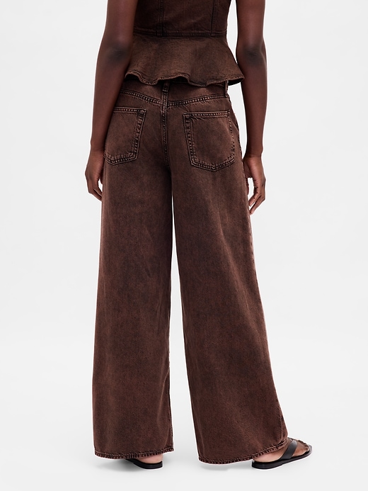 ultrasoft baggy jeans mit mittelhohem bund