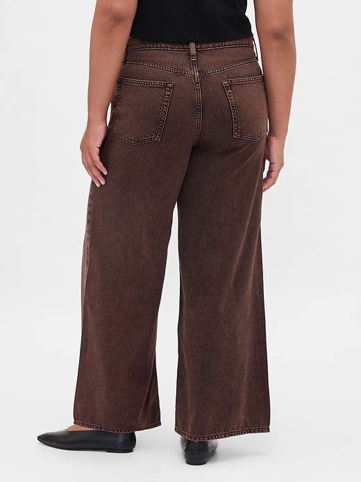 ultrasoft baggy jeans mit mittelhohem bund