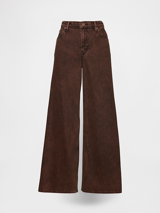 ultrasoft baggy jeans mit mittelhohem bund
