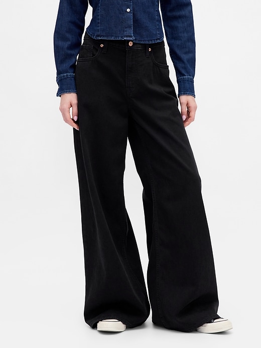 low slung ultrasoft extra baggy jeans
