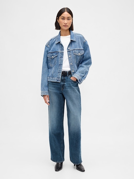high-rise-jeans im 90er-jahre-stil mit lockerem schnitt