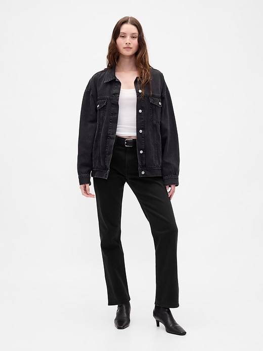 high rise 90s slim straight jeans