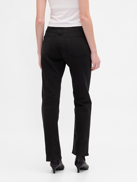high rise 90s slim straight jeans