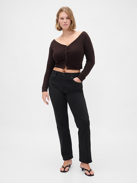 high rise 90s slim straight jeans