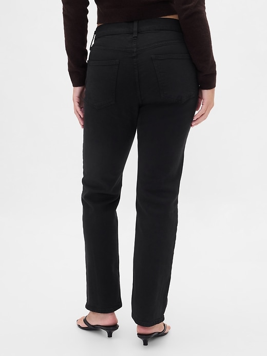 high rise 90s slim straight jeans