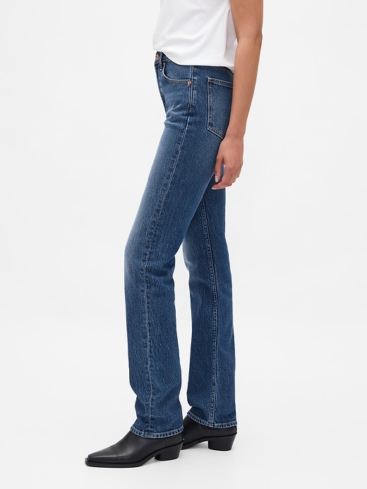 high rise 90s slim straight jeans