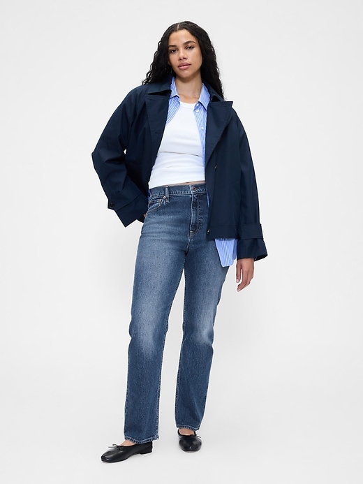 high rise 90s slim straight jeans