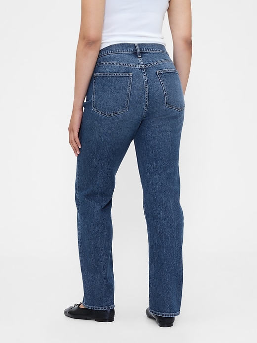 high rise 90s slim straight jeans