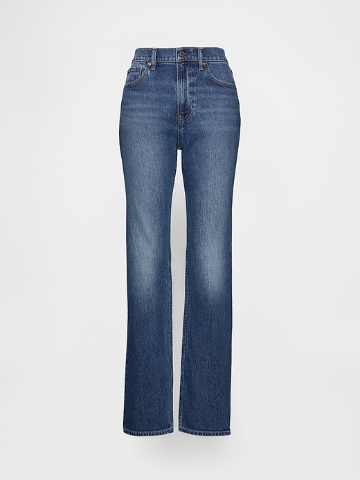 high rise 90s slim straight jeans