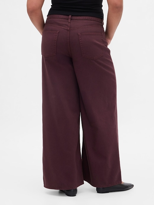 ultrasoft baggy jeans mit mittelhohem bund