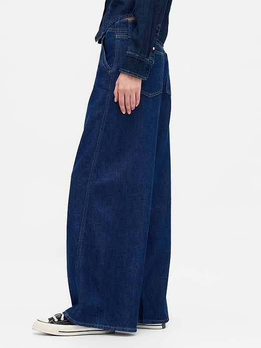 ultrasoft baggy jeans mit mittelhohem bund