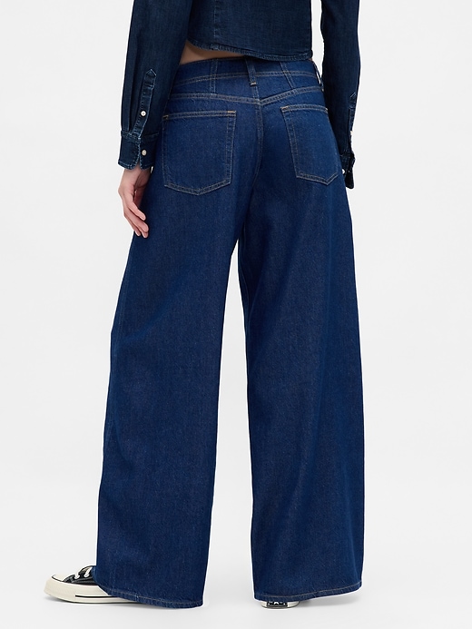 ultrasoft baggy jeans mit mittelhohem bund