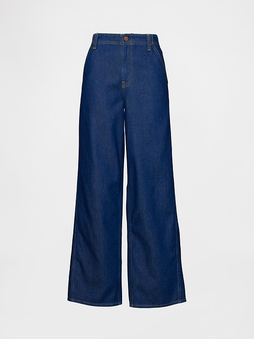 ultrasoft baggy jeans mit mittelhohem bund