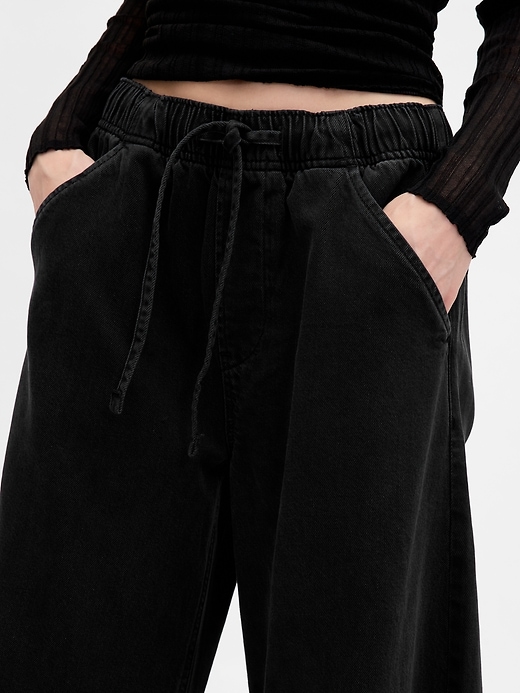 ultrasoft easy horseshoe jeans mit mittelhohem bund