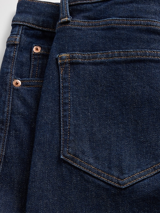 high rise stride wide-leg jeans
