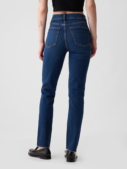high rise vintage slim jeans