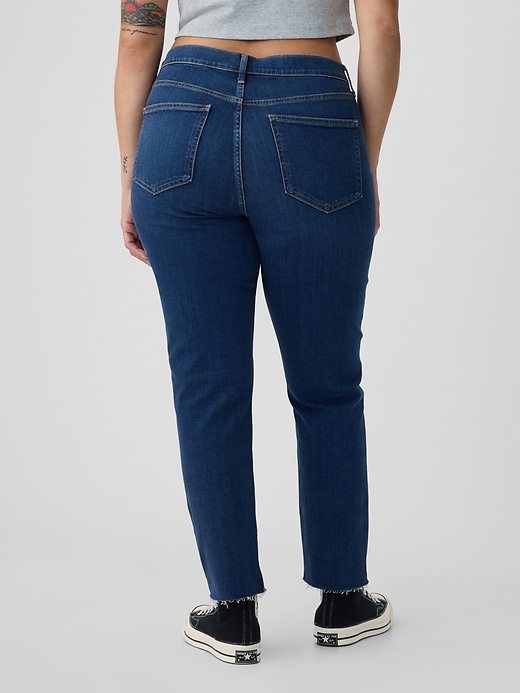 high rise vintage slim jeans