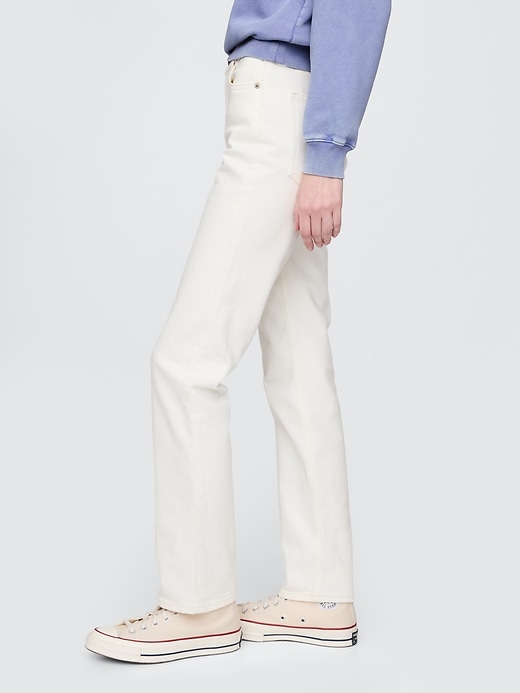high rise 90s slim straight jeans