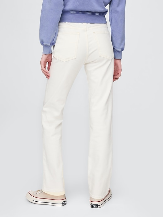 high rise 90s slim straight jeans