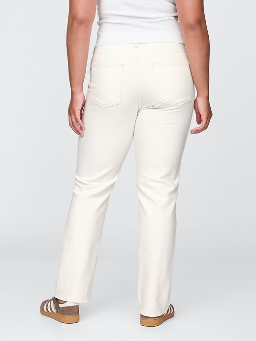 high rise 90s slim straight jeans